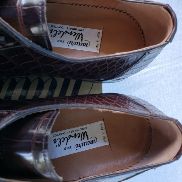 Rare Mauri Rare Alligator Made Italy Brand New - Picture 5 of 7